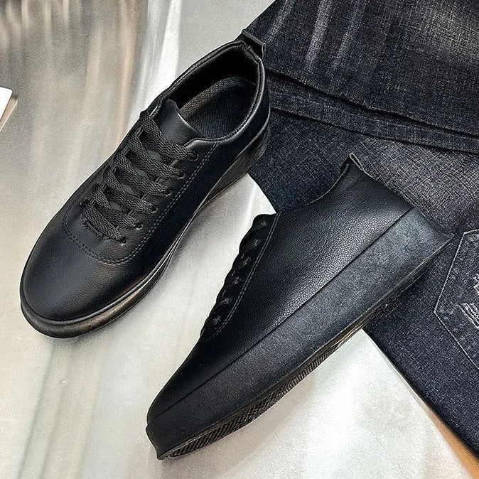 SANDR - Men's Vegan Leather Low-Top Sneakers