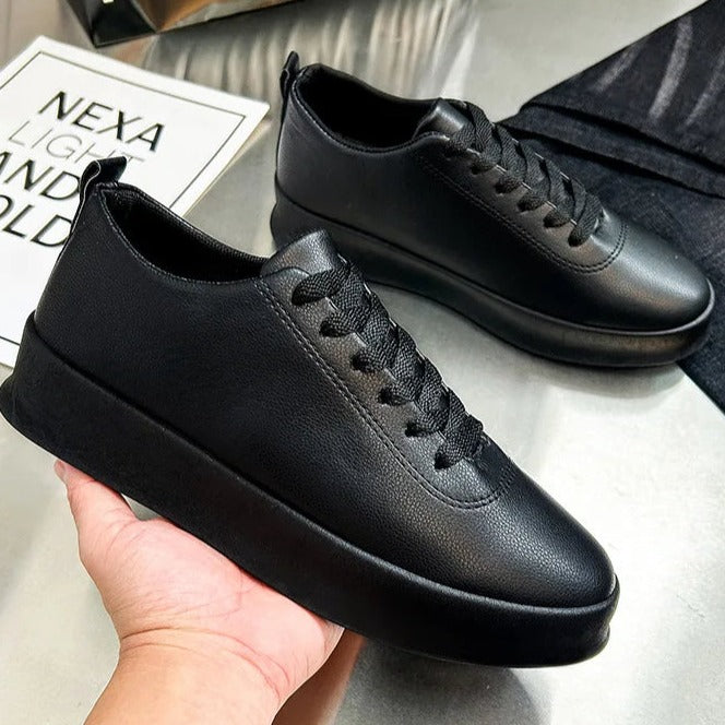 SANDR - Men's Vegan Leather Low-Top Sneakers