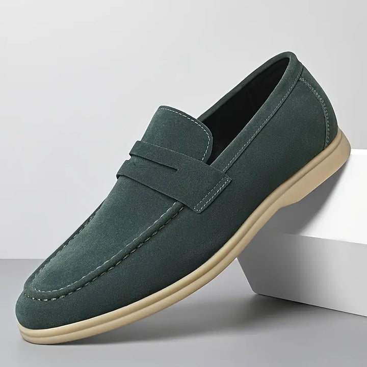 OSWALD - Men's Vegan Suede Strap Loafers