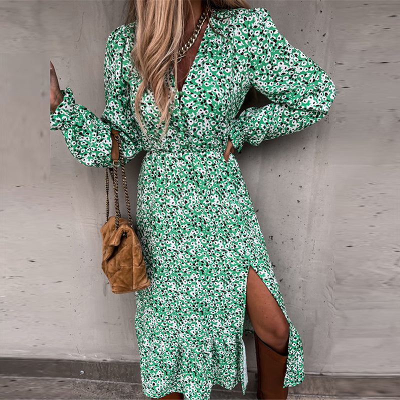 HANNAH – Floral Midi Summer Dress