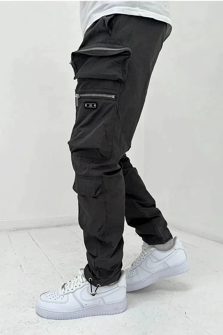 ELIO – Textured Cropped Cargo Pants