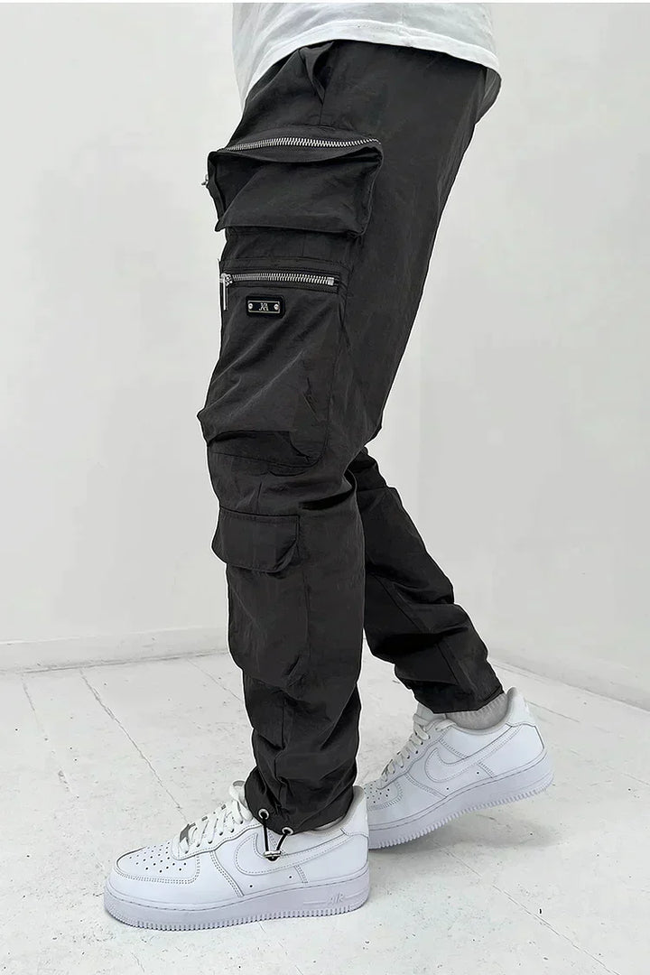 ELIO – Textured Cropped Cargo Pants