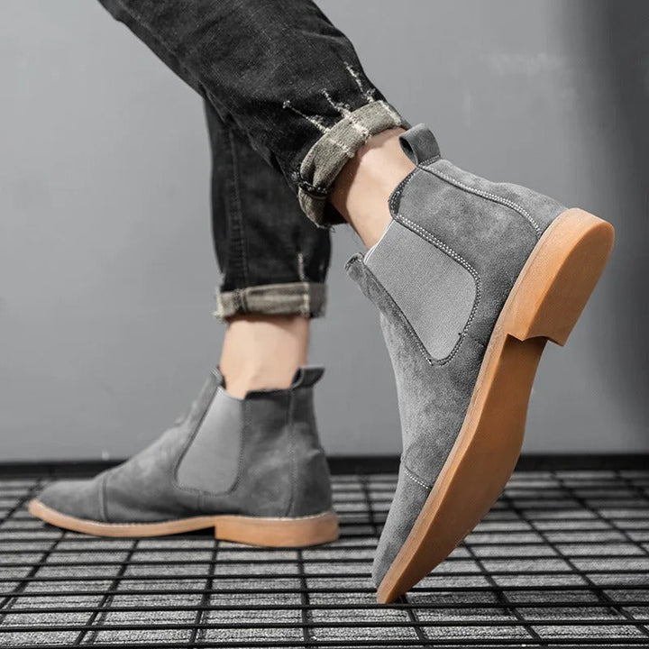 WALTER - Men's Vegan Suede Chelsea Boots