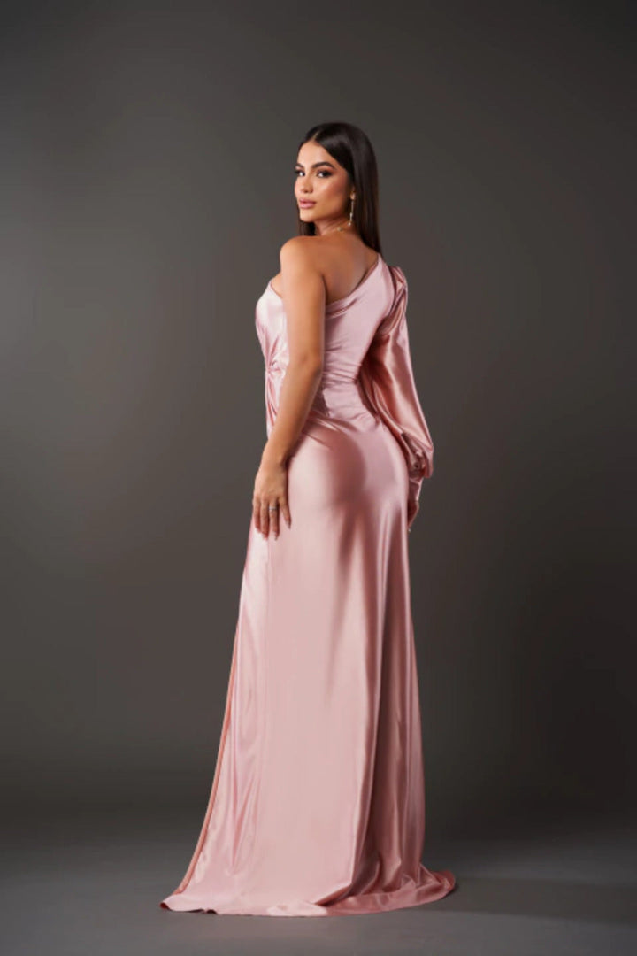 SIA – Elegant One-Shoulder Evening Dress