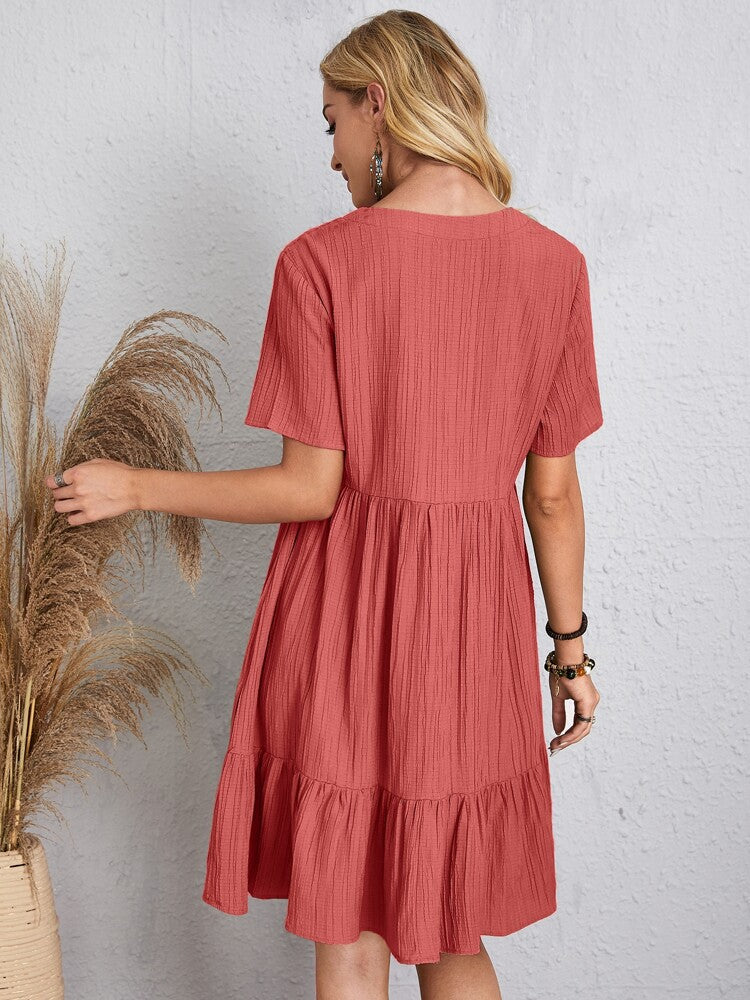 ROZALIA – V-neck midi dress