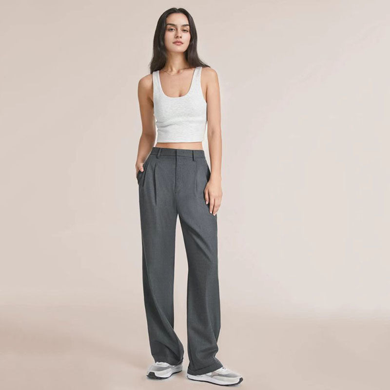 ELARA – Women's High-Waist Wide-Leg Trousers