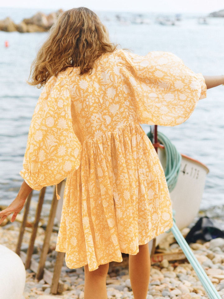 YUNE - Boho crochet-style mini dress