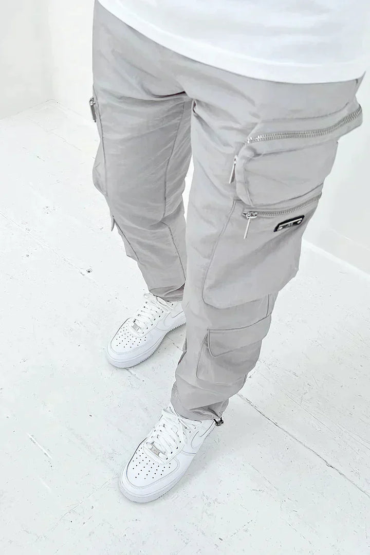 ELIO – Textured Cropped Cargo Pants