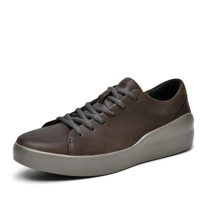 UGIO - Herren Leder Bequeme Sneakers