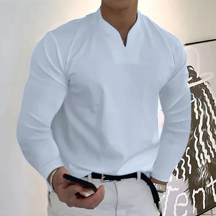 ENZO – Men's Modern Fit Long Sleeve Shirt