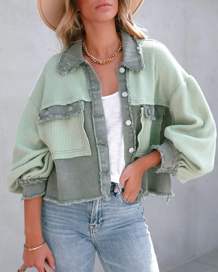 BONI - Women's Distressed Textured Jacket