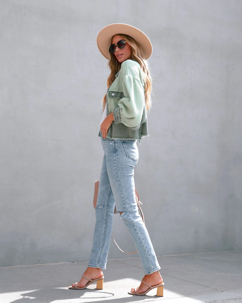 BONI - Women's Distressed Textured Jacket