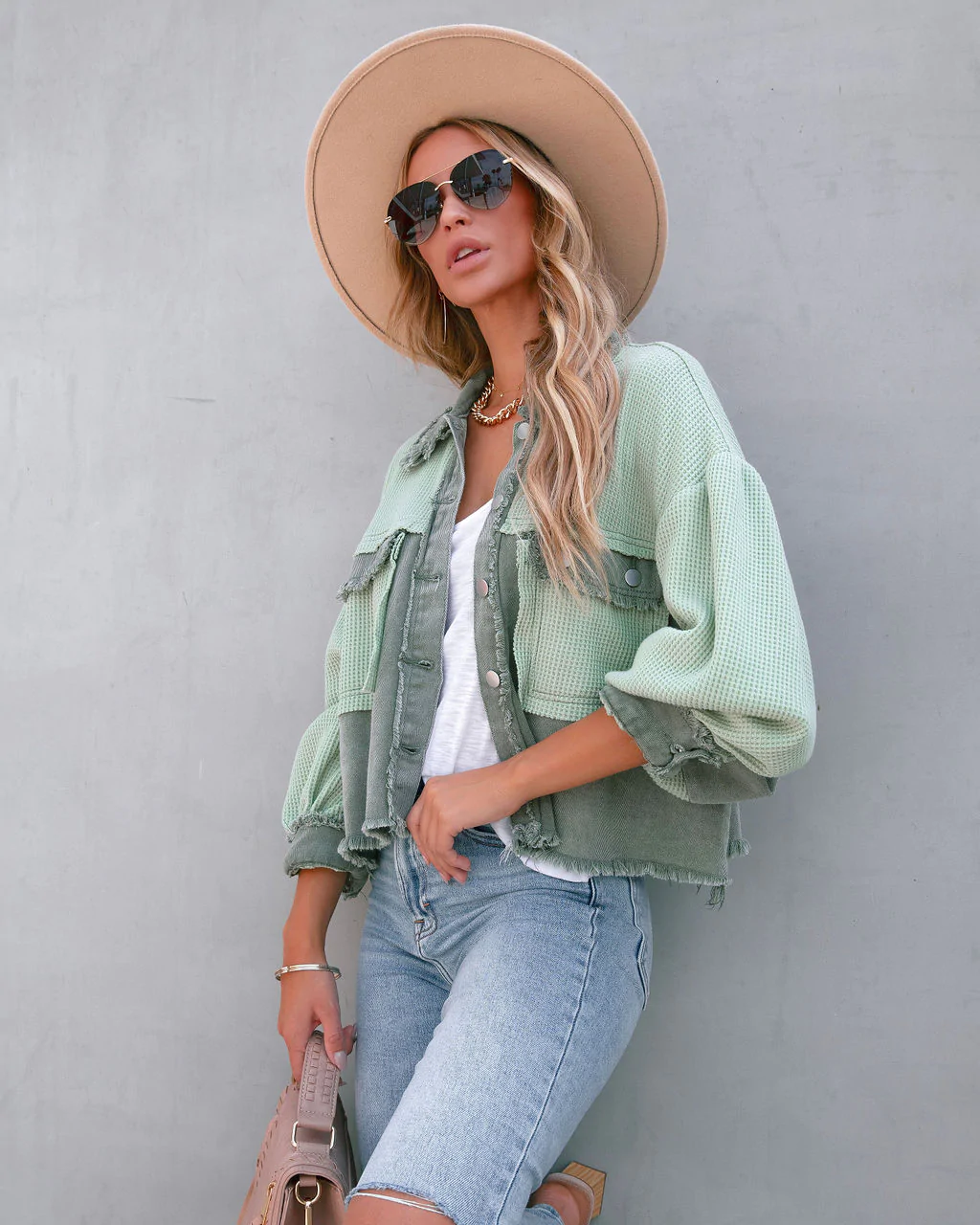 BONI - Women's Distressed Textured Jacket