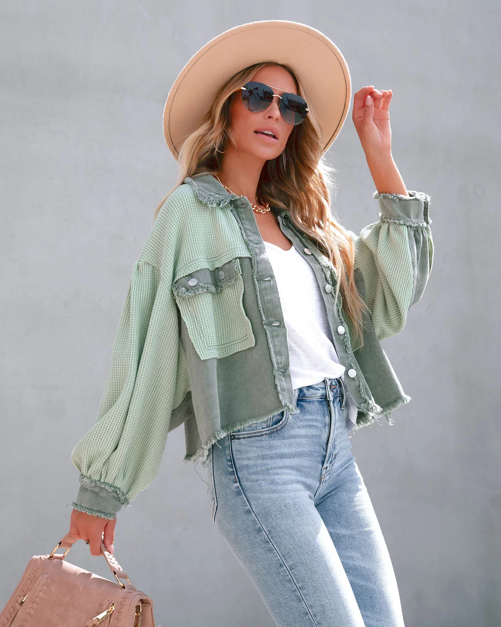 BONI - Women's Distressed Textured Jacket