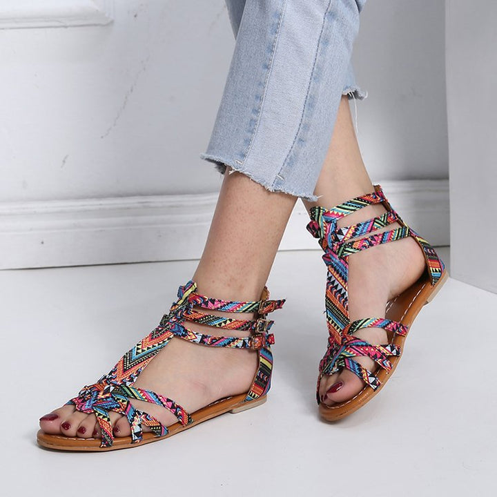 NOLA – Boho Gladiator Sandals for Women