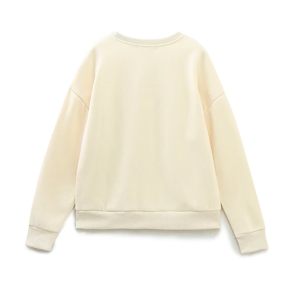 PIA - Illustrated Crewneck Sweatshirt for Women