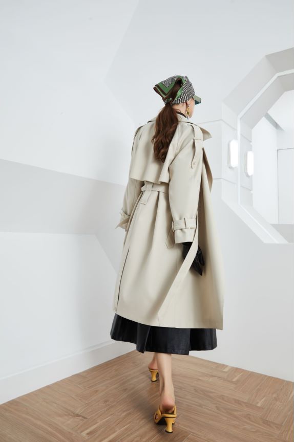 EVANA – Women’s Longline Trench Coat