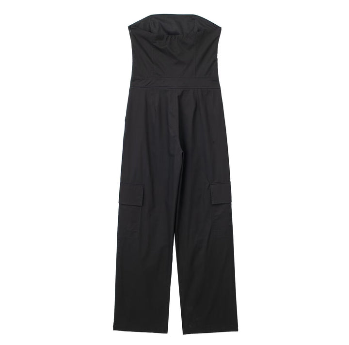 DELINN – Strapless Cargo Jumpsuit