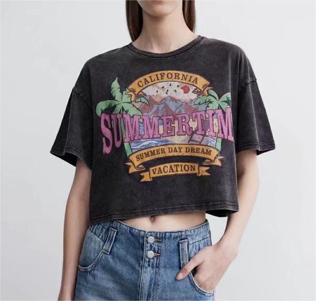 MILA – California Vintage Crop Tee