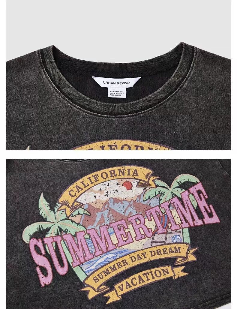 MILA – California Vintage Crop Tee