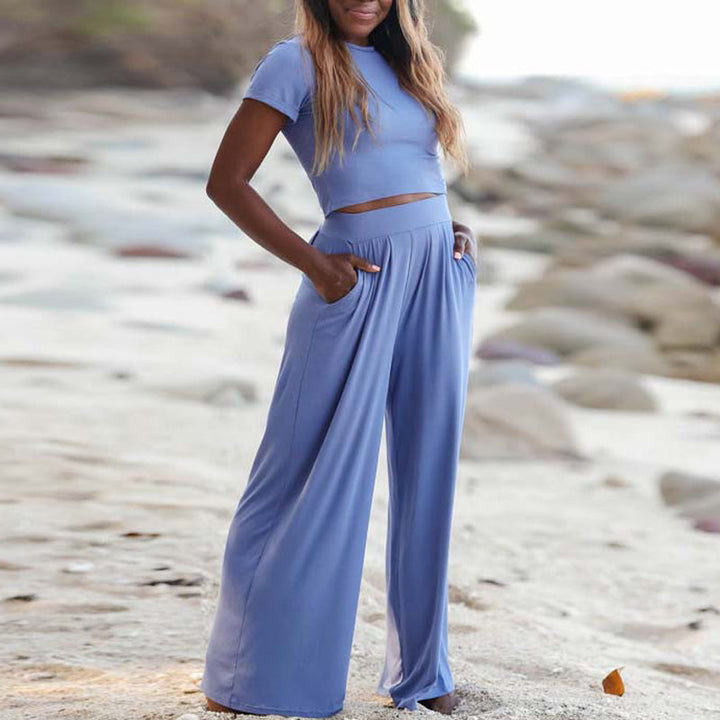 MARITIEM - Women's Two-Piece Loungewear Set with Relaxed Fit
