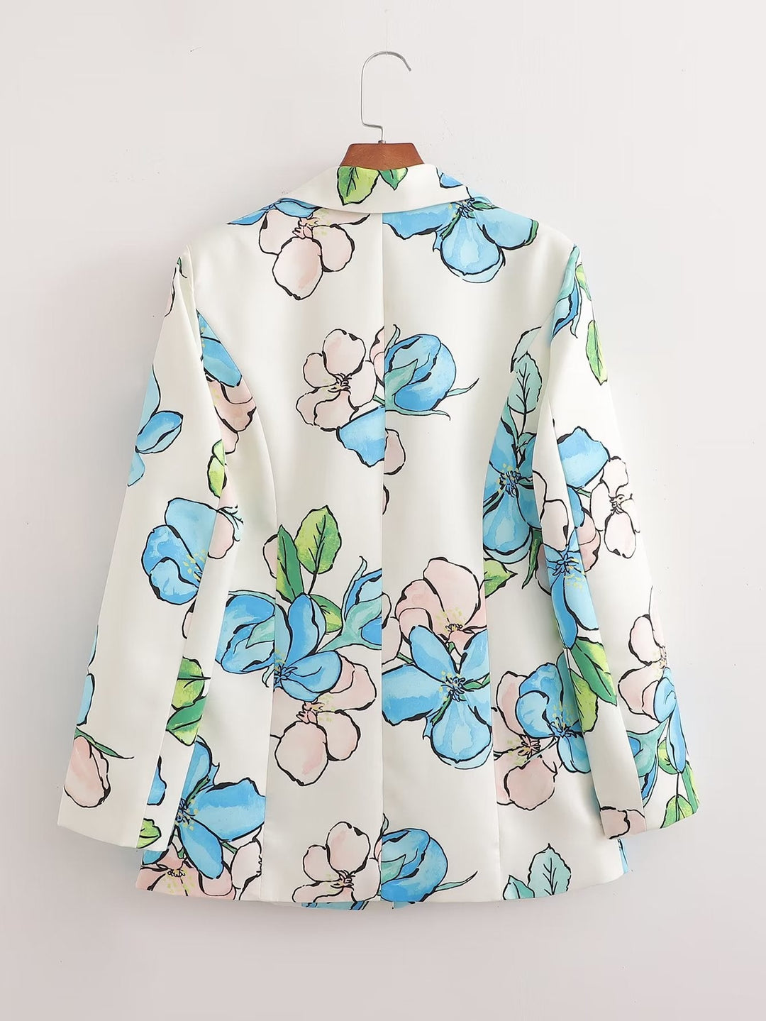 KAEDE - Women’s Tailored Floral Print Blazer