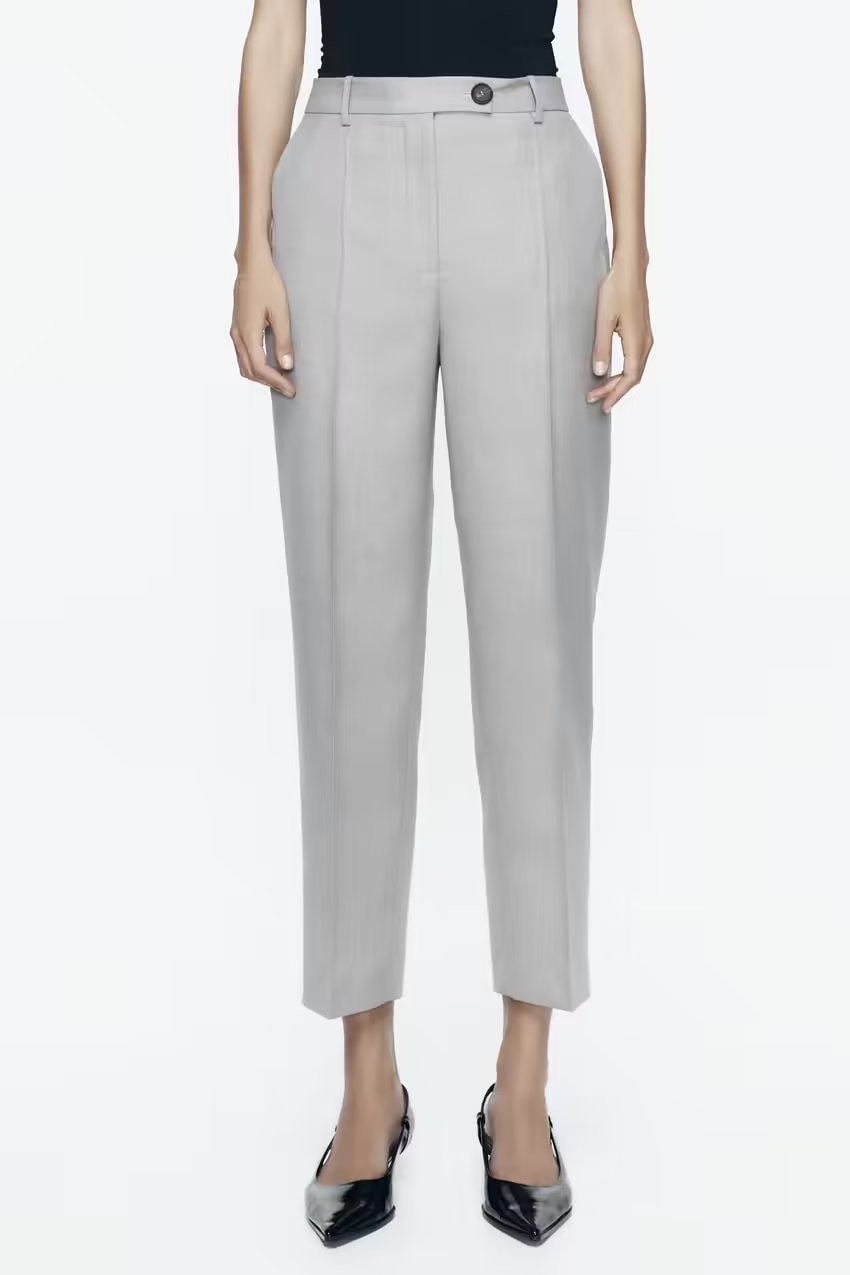 SERIL - Light Grey Women's Blazer & Pants Set