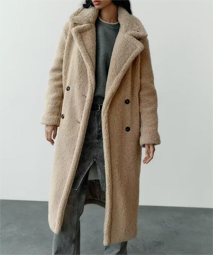 INES – Women’s Long Teddy Winter Coat