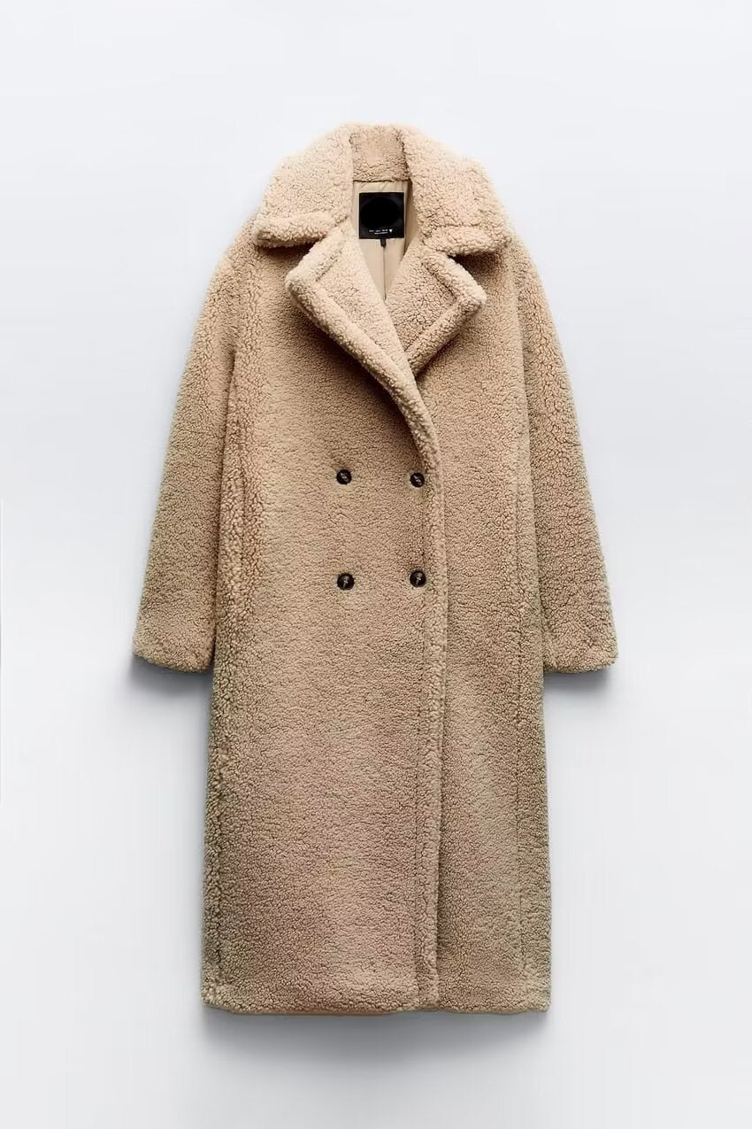 INES – Women’s Long Teddy Winter Coat