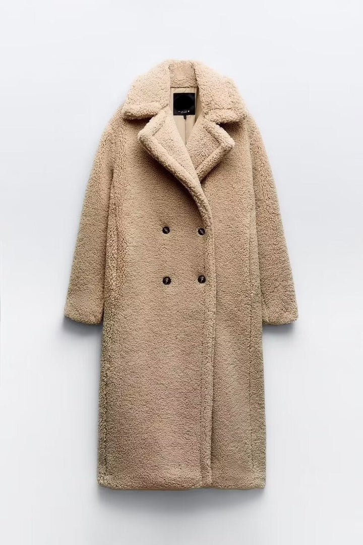 INES – Women’s Long Teddy Winter Coat