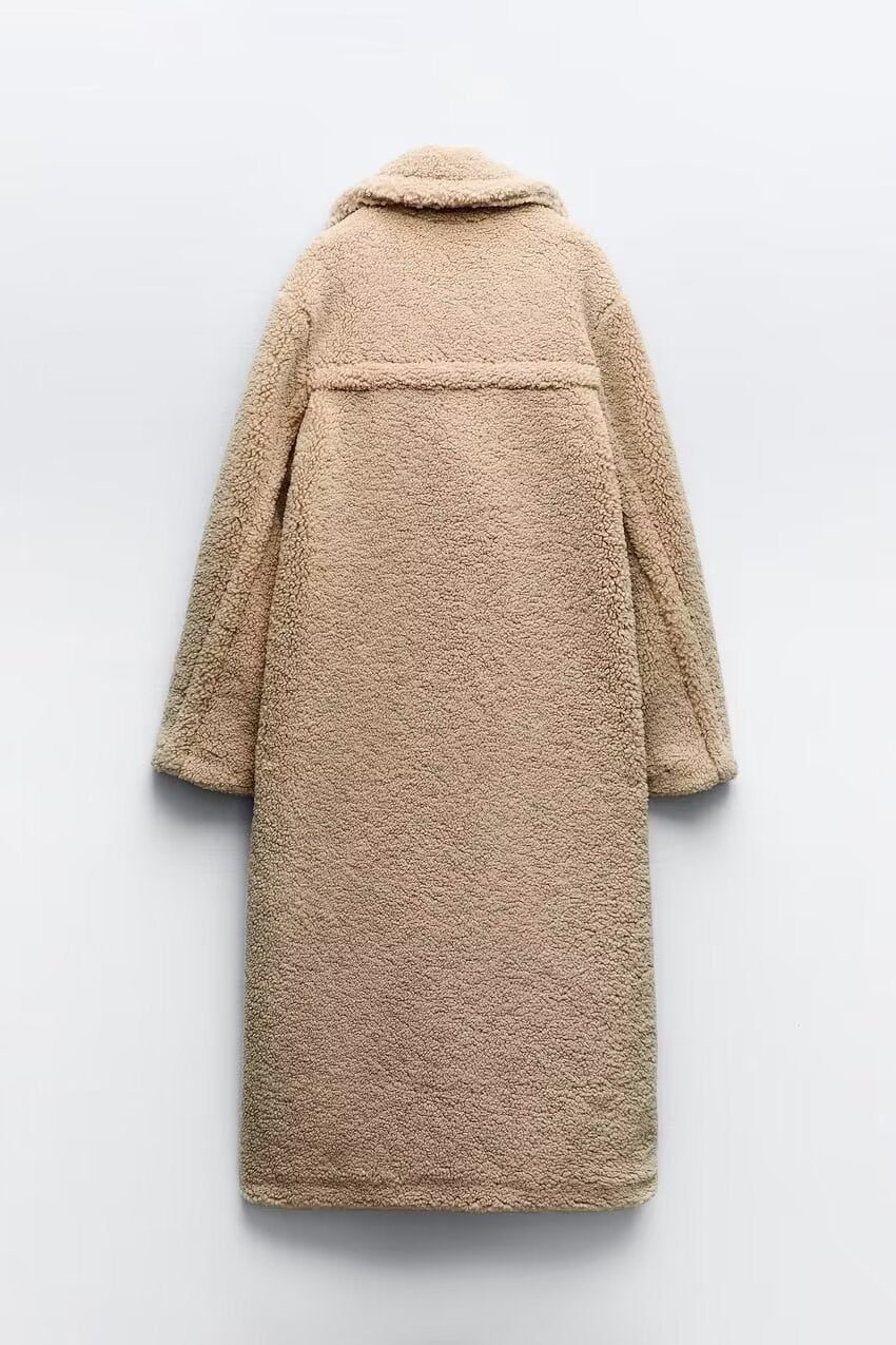 INES – Women’s Long Teddy Winter Coat