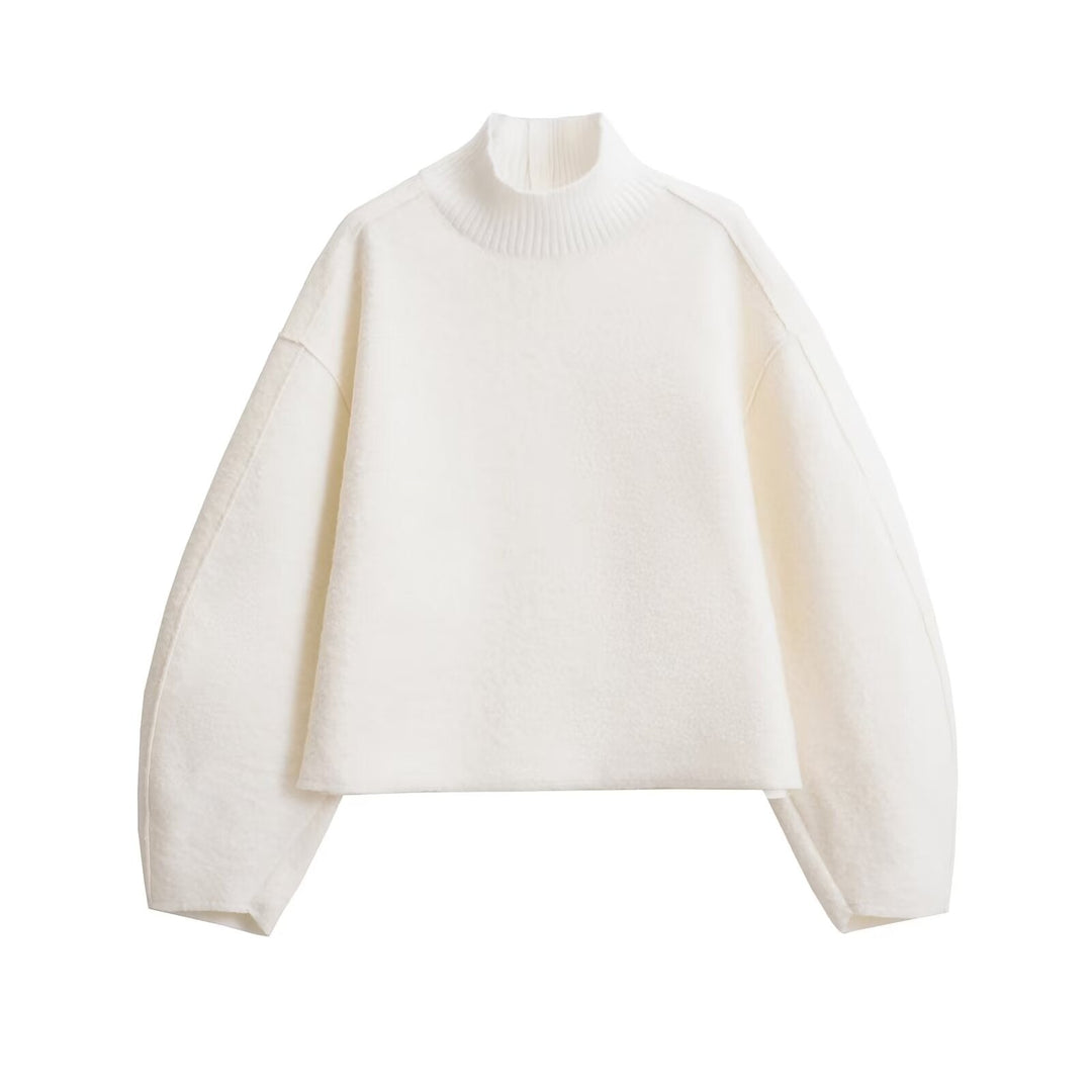 SAEDY - Vegan Wool Turtleneck Sweater for Women