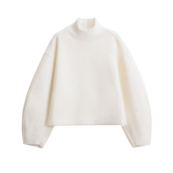 SAEDY - Vegan Wool Turtleneck Sweater for Women
