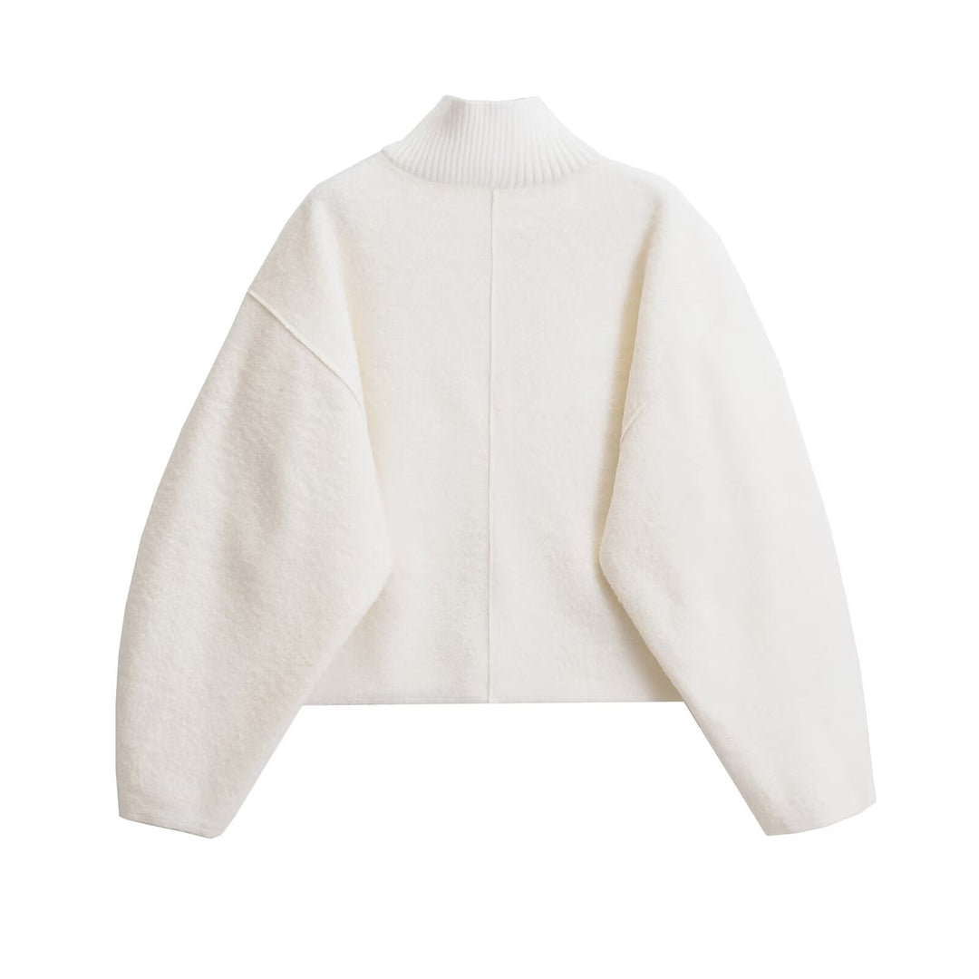 SAEDY - Vegan Wool Turtleneck Sweater for Women