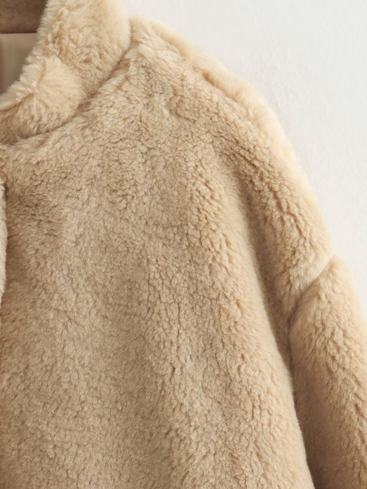 PAZ - Women's Oversized Teddy Fleece Jacket