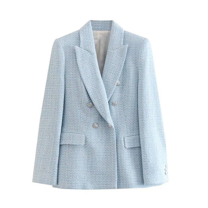 ISALA - Women's Structured Double-Breasted Blazer