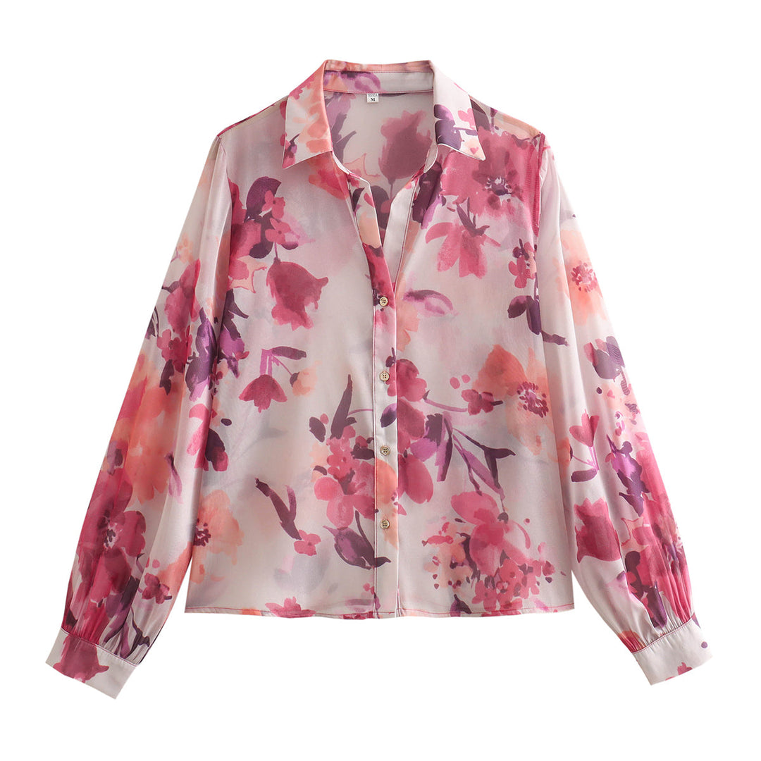AVA – Women’s Watercolour Floral Blouse
