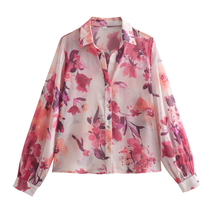 AVA – Women’s Watercolour Floral Blouse