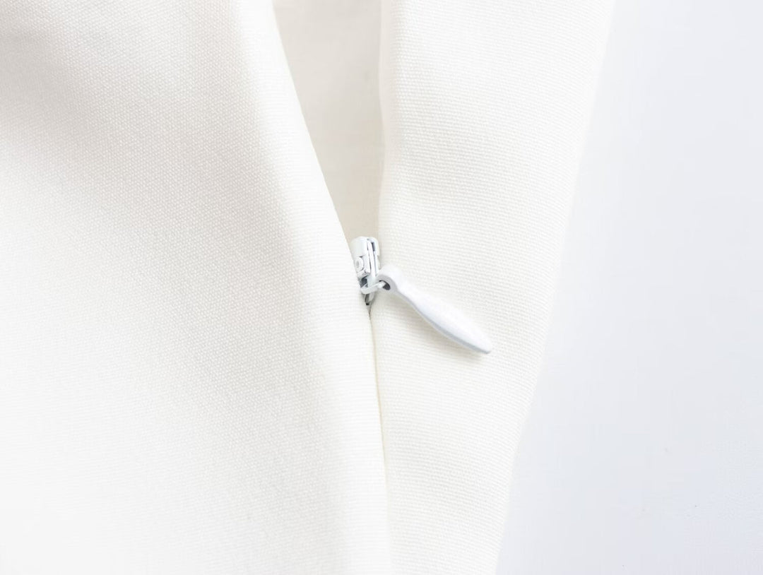 LIDIA – Strapless Bow-Front Jumpsuit