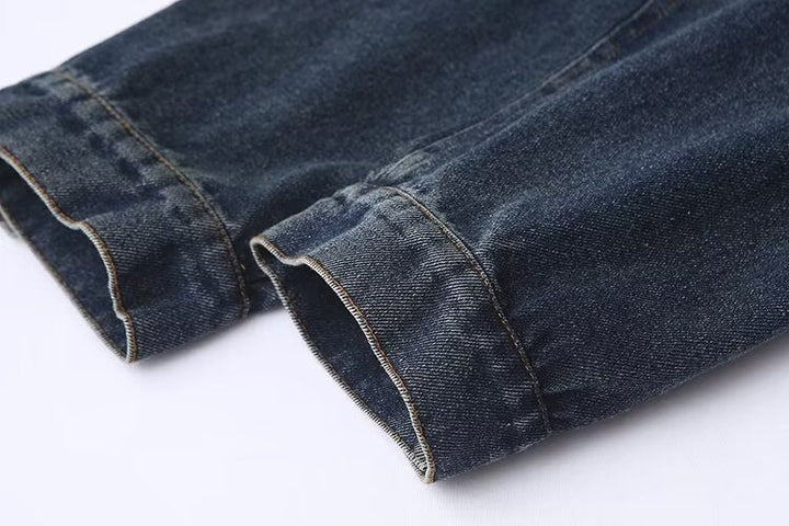 HOPE  -  Women's Denim Jacket with Heart Stitch Detail
