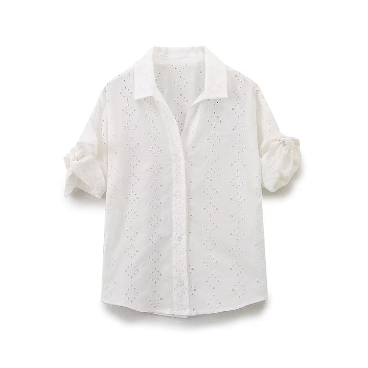 NAYA – White Eyelet Two-Piece Summer Set