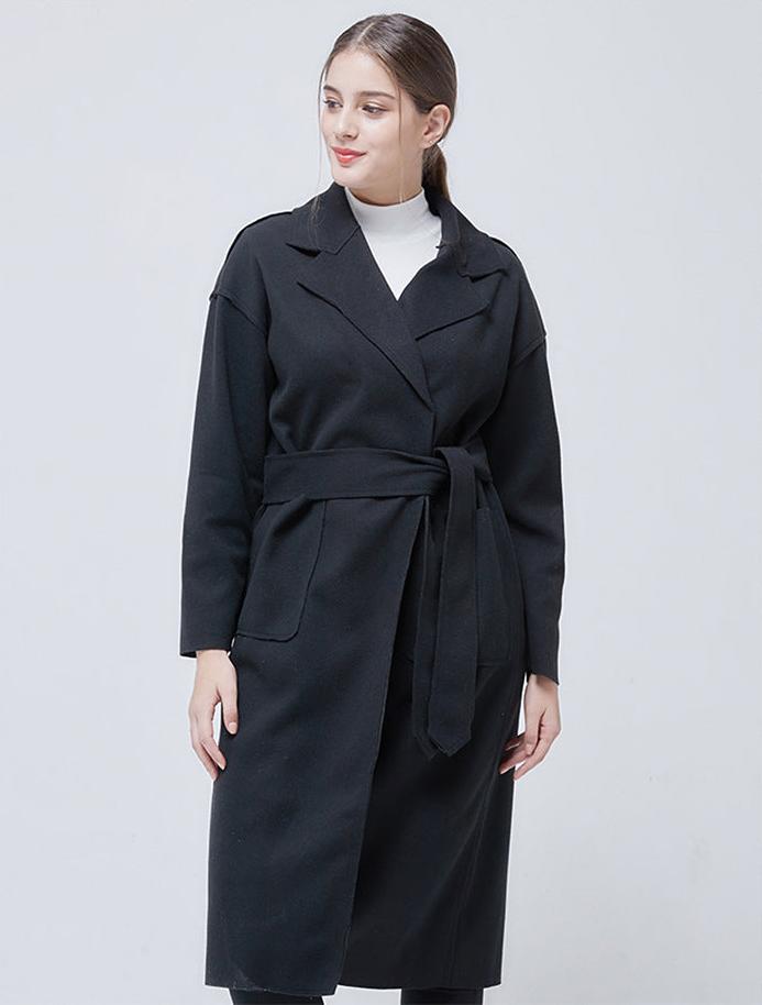 SABRINA – Women's Double-Breasted Wool Overcoat