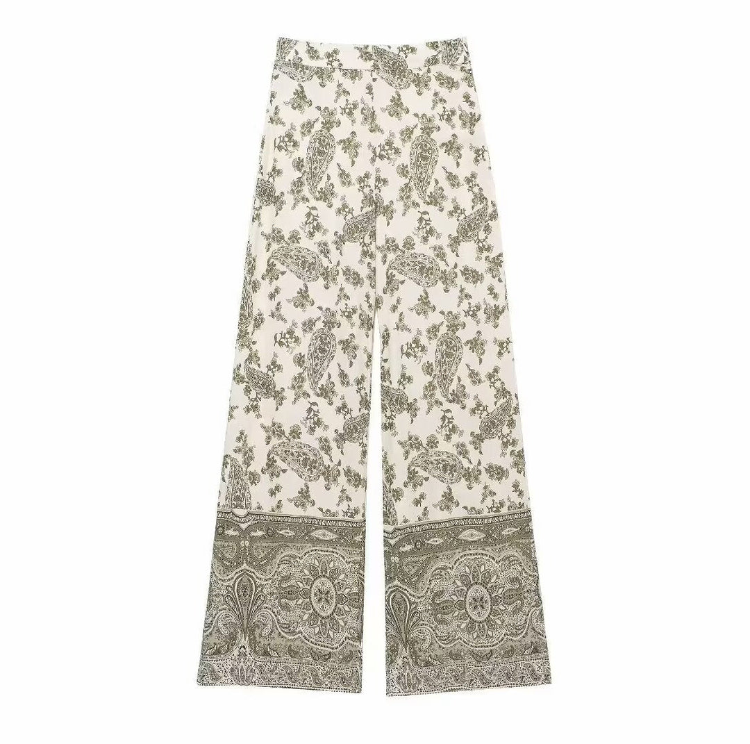 VALERI - Floral Halter Two-Piece Set