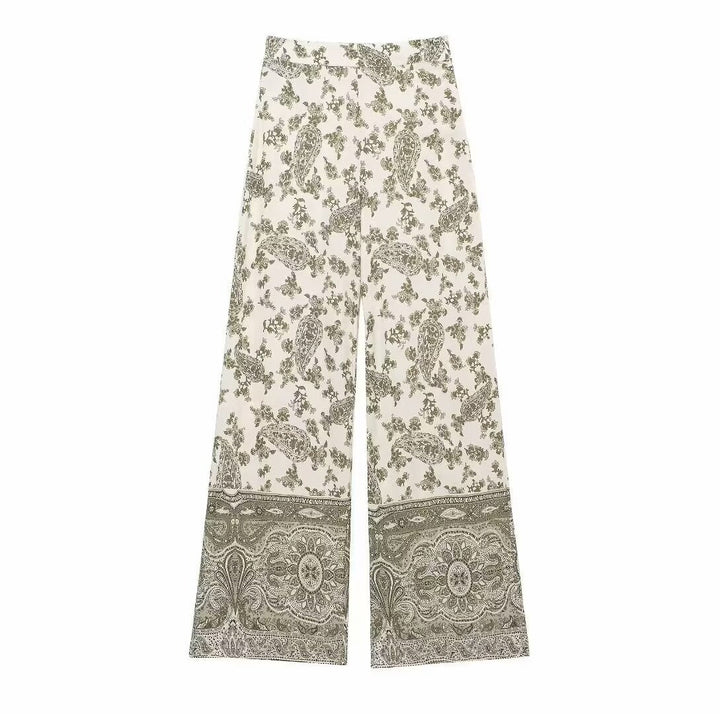 VALERI - Floral Halter Two-Piece Set