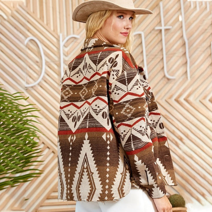 DAKOTA - Women's Tribal Print Lightweight Jacket