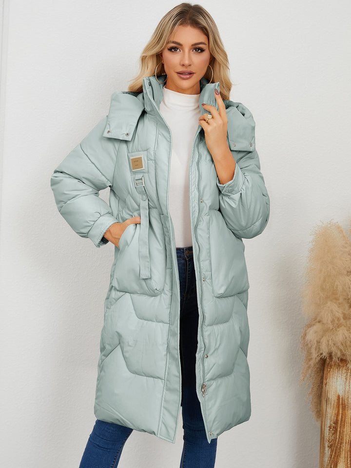 KINSLEY - Women's Long Quilted Winter Coat