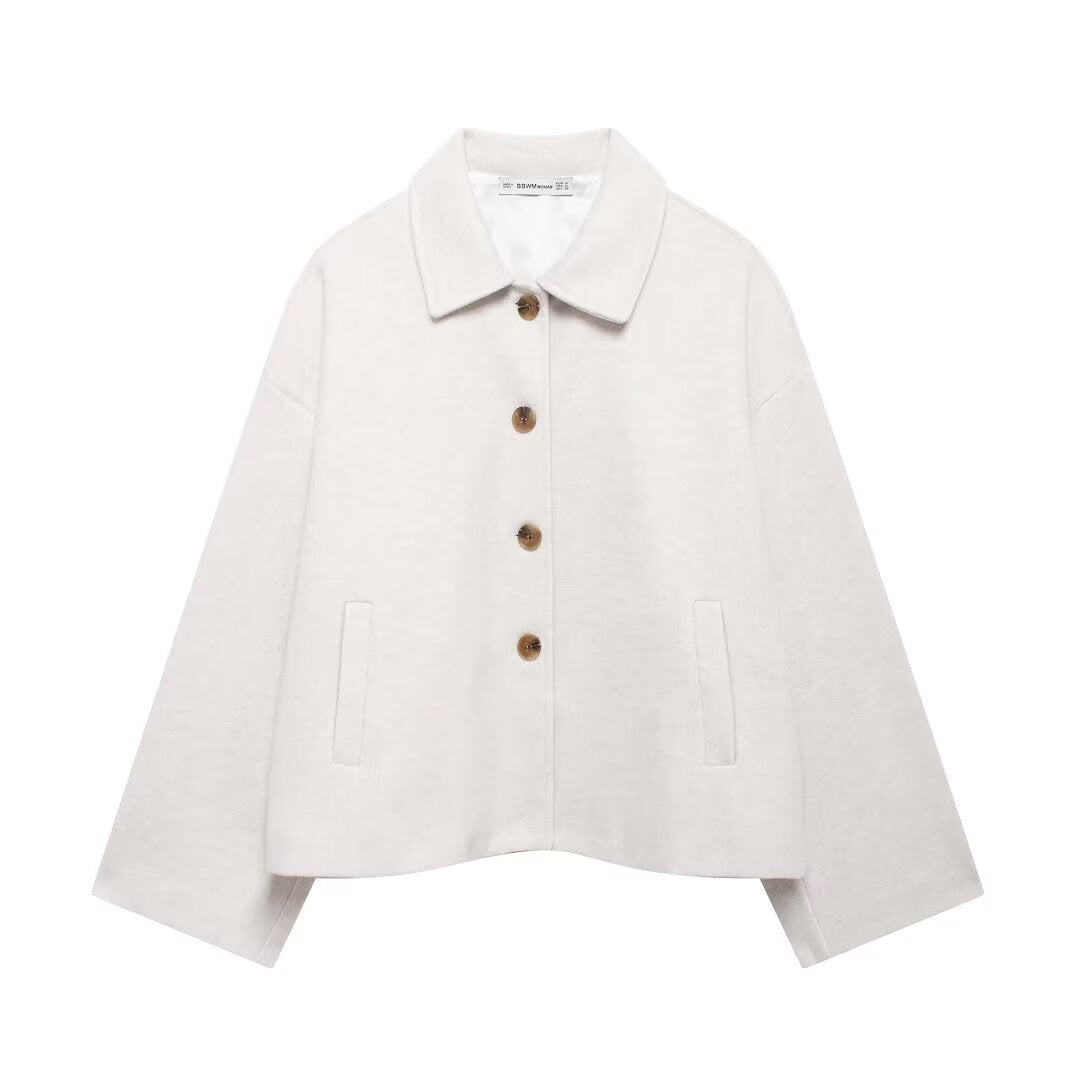 BBWM - Women's Oversized Vegan Wool Jacket
