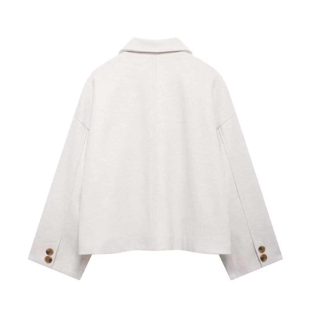 BBWM - Women's Oversized Vegan Wool Jacket