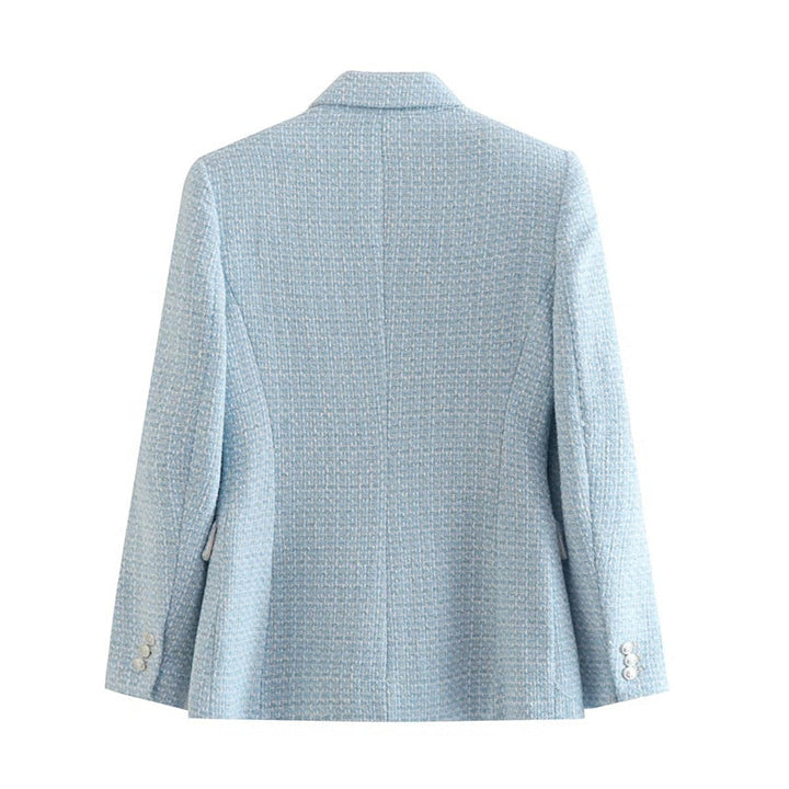 ISALA - Women's Structured Double-Breasted Blazer