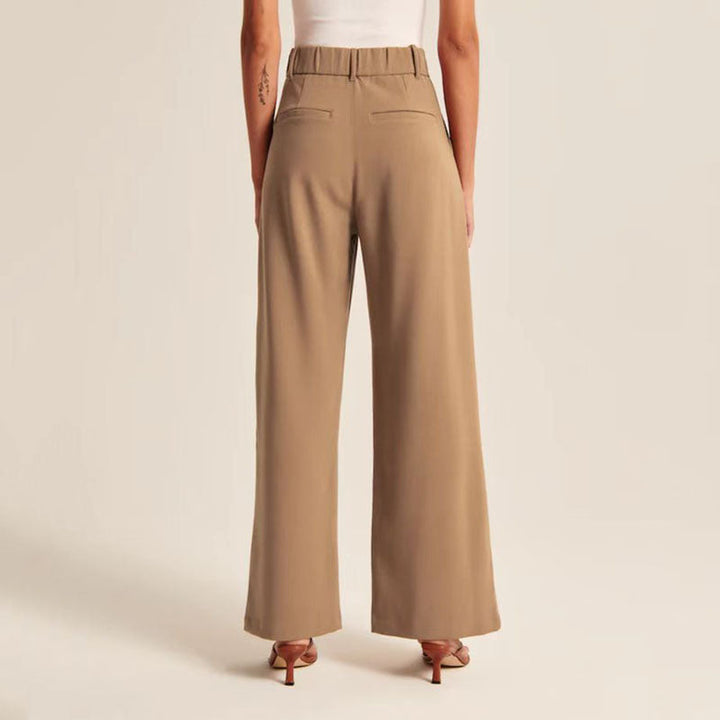ELARA – Women's High-Waist Wide-Leg Trousers